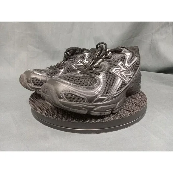 New Balance 740 Bungee Lace Sneakers PZ740BM Black Grey Kids Size 1 NEW NO BOX! - Picture 4 of 11